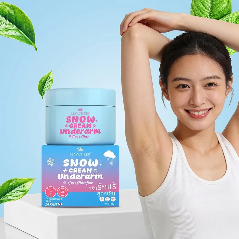 

4-in-1 Underarm Care Cream 24h Long Lasting Antiperspirant Refreshing Odor Remover Improve Dull Skin Tone Snow Cream Body Care