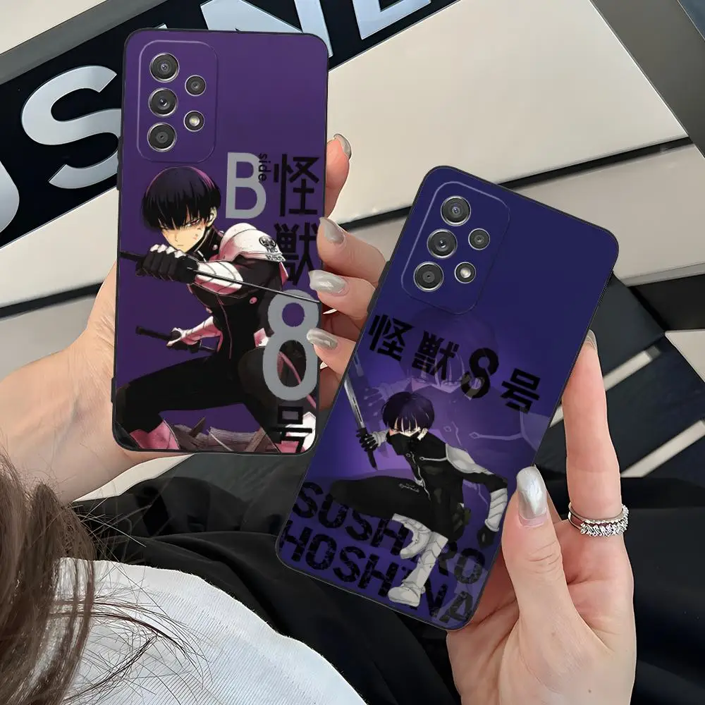 Kaiju No.8 Hoshina Soshiro Phone Case for Samsung Galaxy M55 54 42 35 34 33 32 23 22 15 14 13 12 F55 5G Soft Shockproof Cover