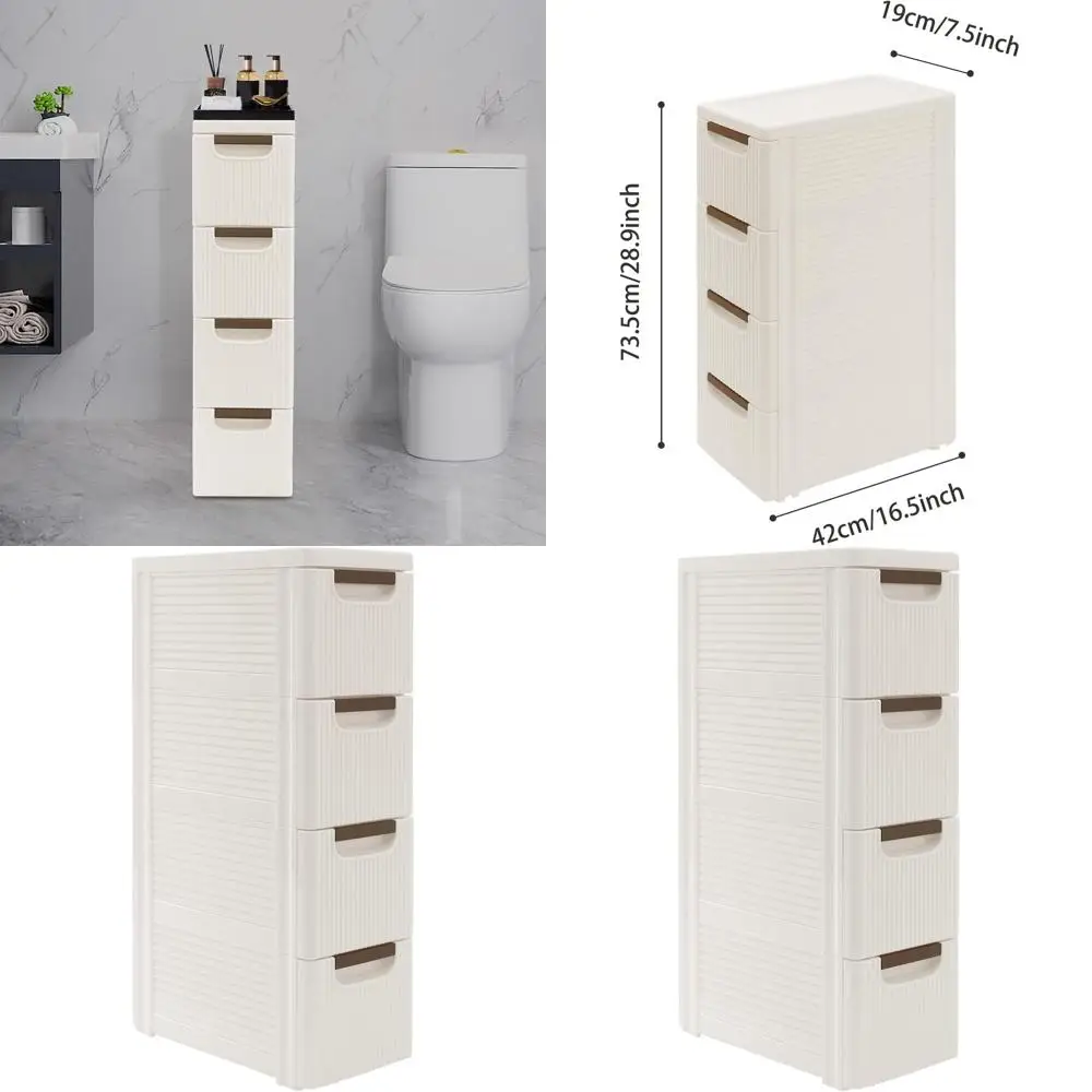 

Компактный вертикальный шкаф для документов с 4 ящиками для домашнего офиса и хранения вещей в спальне