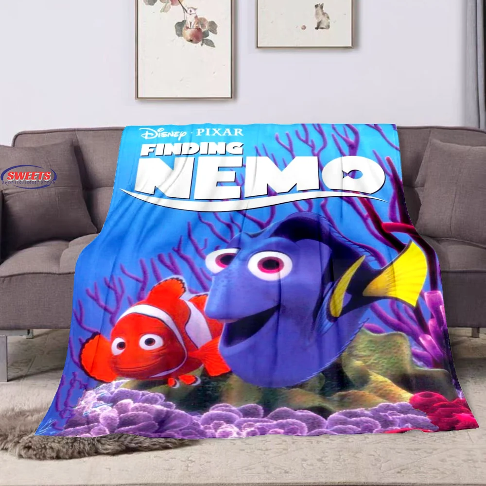 6 Size Finding Nemo Blanket Sofa Bed Cover Four Season Soft Fluffy Quilt Blanket Flannel Throw Outdoor Leisure Nap Birthday Gift