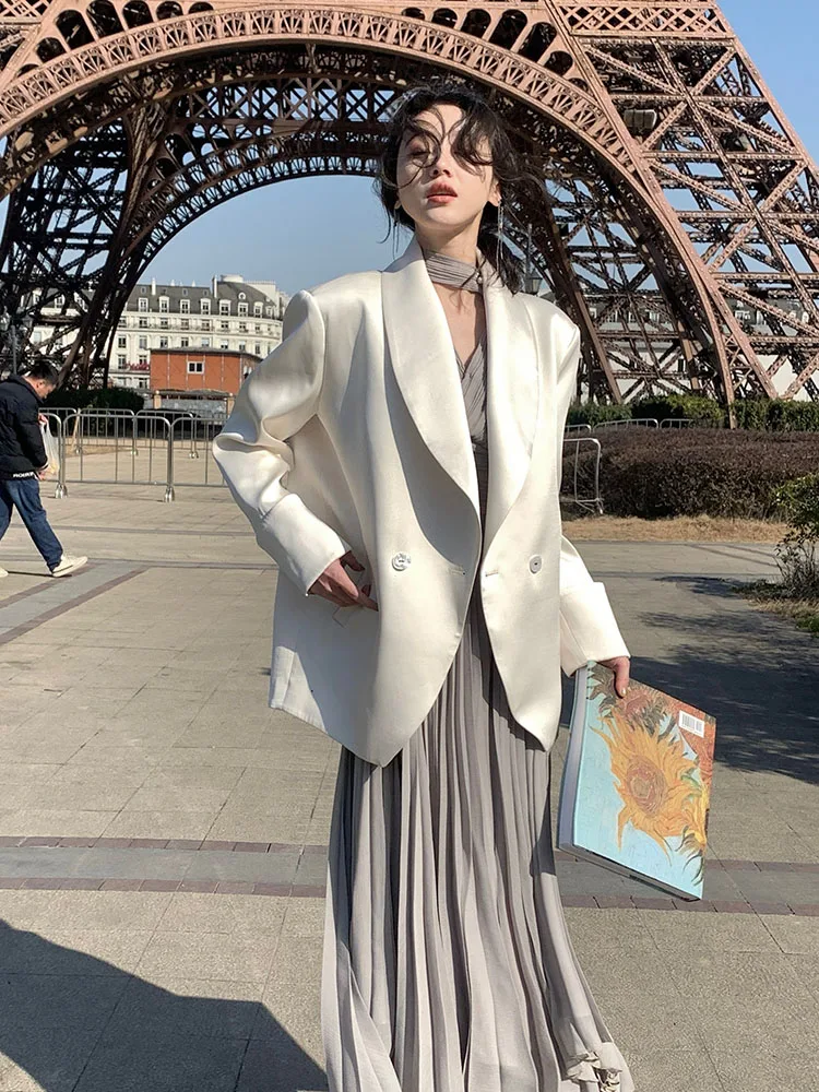 Ele Godd Sle Suit Set Beautiful Dr Two Piece Set Faionable Autumn Workwear for Women M Mature Lady Look