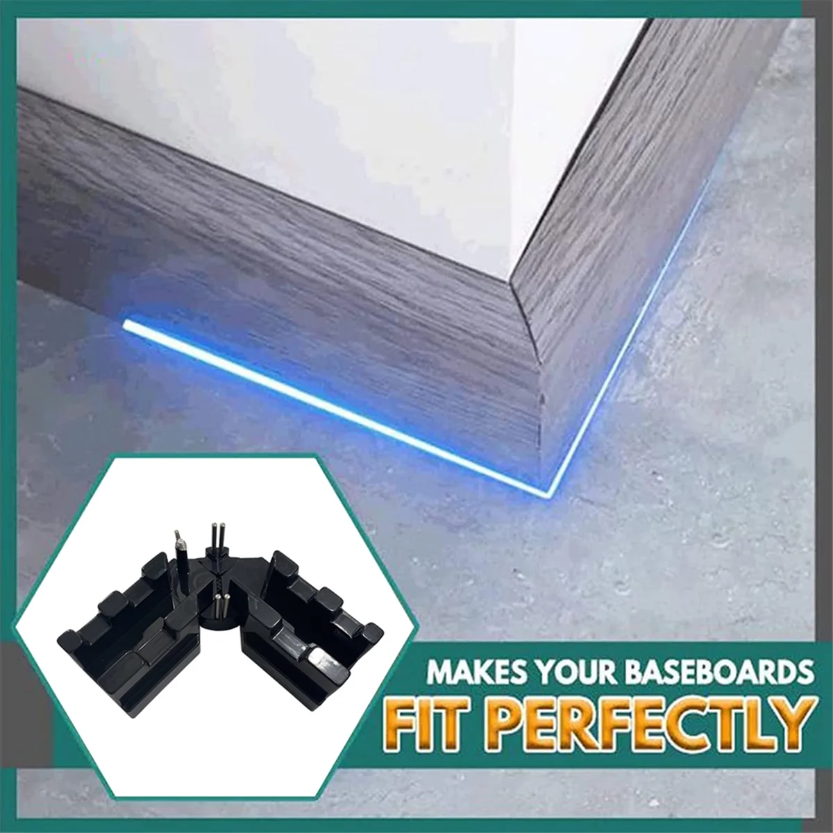 

COMEE 2 шт. Черная рама для резки конической резки с функцией 2-в-1 со шкалой для точной резки