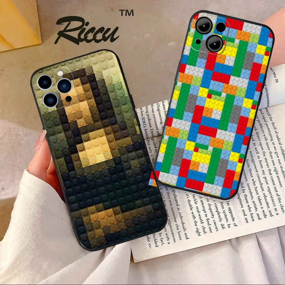 L-Lego B-Bricks background Phone Case Phone Case For IPHONE 15,13,14,12,Mini ,11, Xr, X ,Xs Pro Max 8, 7 Plus Back Cover