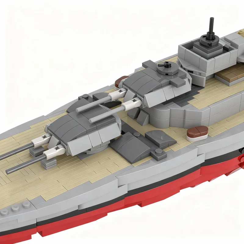 3333 elementy MOC H Friedrich Der Große Class Battleship Icons Model Klocki Konstrukcyjne Architektura Zabawki Prezenty Świąteczne Klocki dla Dzieci