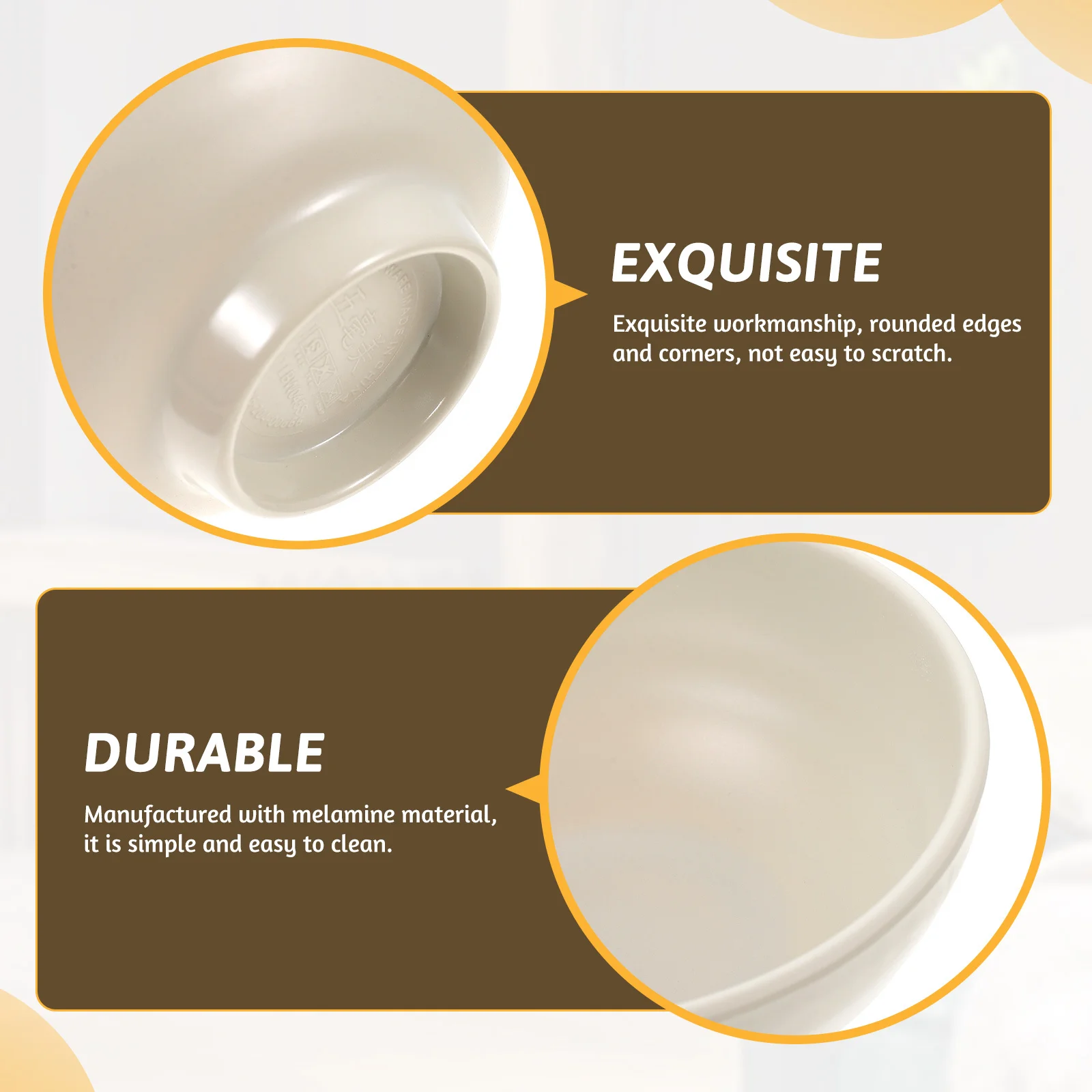 

1Set Unbreakable Bowl Kit Lightweight Anti Fall Kitchen Dinnerware Soup Plate Set Plates and Bowls Sets Bowl Kit