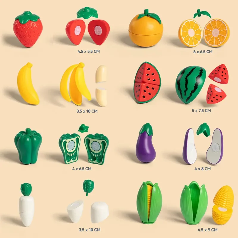 Jugar comida de juguete de cocina, comida de imitación, juego de cocina, accesorios de juguetes, regalos de cumpleaños para niños y niñas de 3 4 5 años