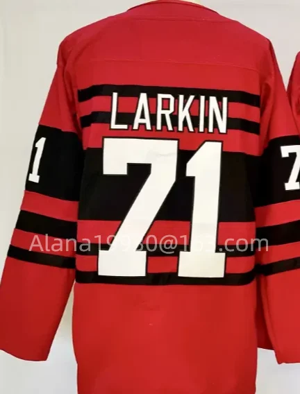 2025 Custom New Style Patrick Kane Dylan Larkin Moritz Seider Gordie Howe Alex DeBrincat Steve Yzerman Lidstrom Datsyuk Jersey