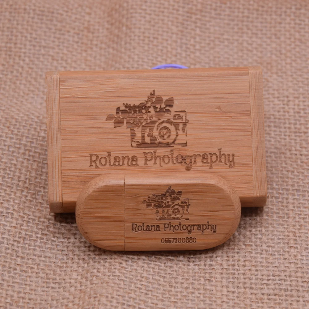 20 pçs/lote USB Flash Drive De Madeira/Bambu Pendrive 4GB 8GB 16GB 32GB 64GB 128GB Memory Stick logotipo personalizado presente Pen drive