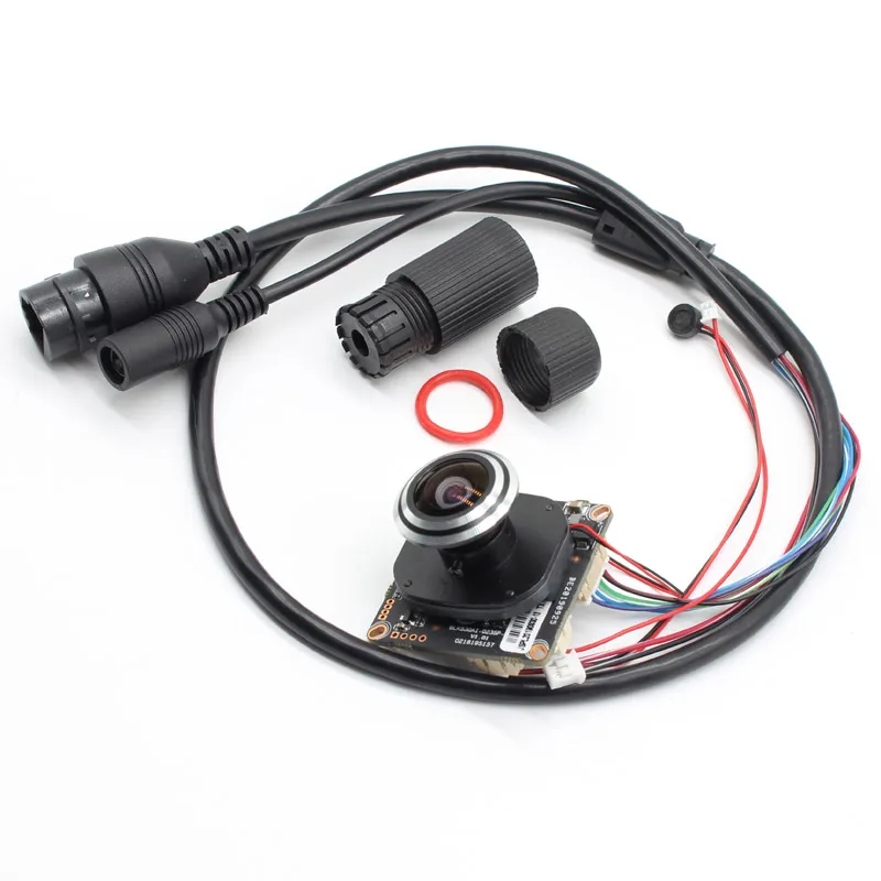HD Smart IP module 8MP 5MP 4mp 3mp H.265 AI IP Camera Module CMOS Board Color with fisheye lens