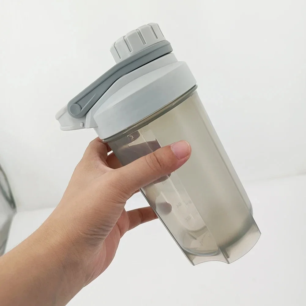 400ML/600ML Water Bottle For Drink Plastic Leak Proof Sports Bottles Protein Shaker Water Bottle Drinkware BPA FREE