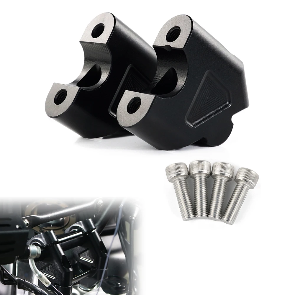 

Motorcycle Handle Bar Riser Offset Fit For Husqvarna Svartpilen 401 2017 2018 2019 2020 2021 2022 2023 Handlebar Relocator Set