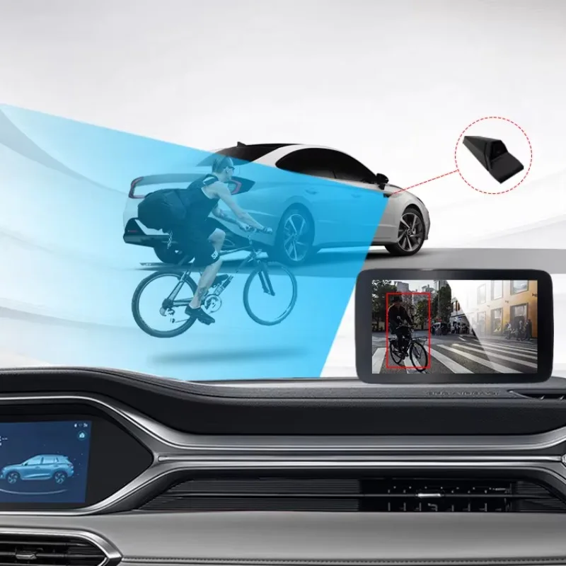 BSD Blind Spot Left Right 2 Side Multi Camera System DVR Backup Rearview Mirror Car Rear Monitor Car Side Mirror Camera For Car