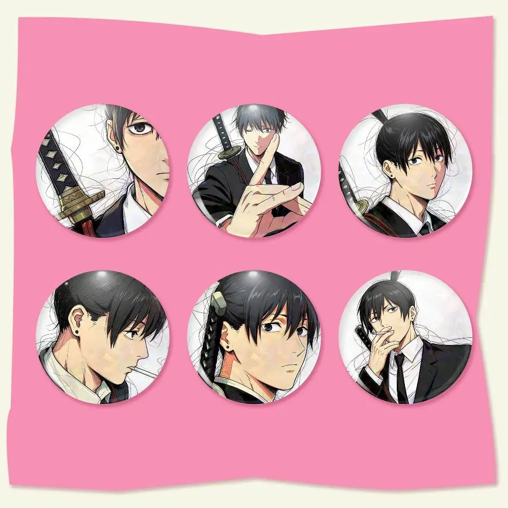 H-ayakawa A-ki Anime round badges, brooches, clothing accessories, birthday gifts, anime conventions