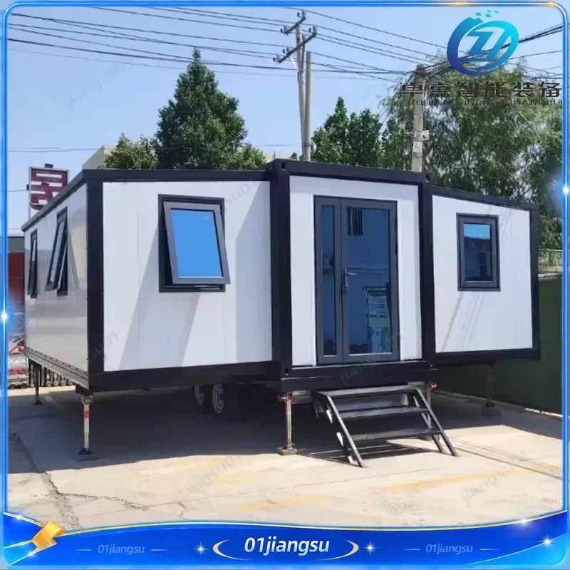 Modern Prefab Container House 20ft 2 Bedrooms Luxury Modular Mobile Home Villa Cheap Shipping Popular Style Living Space