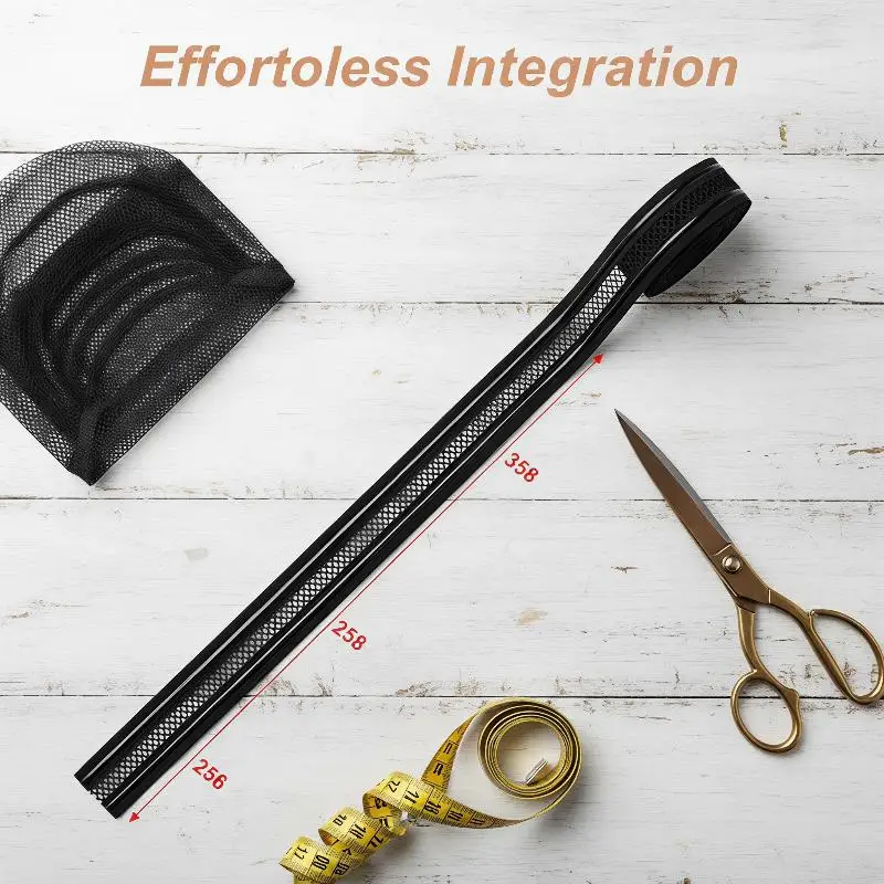 

1 Yard Breathable Silicone Anti Slip Elastic Band Non-Slip Wig Gripper Durable Wig Making Supply for Wig Securing Hair Salon Use