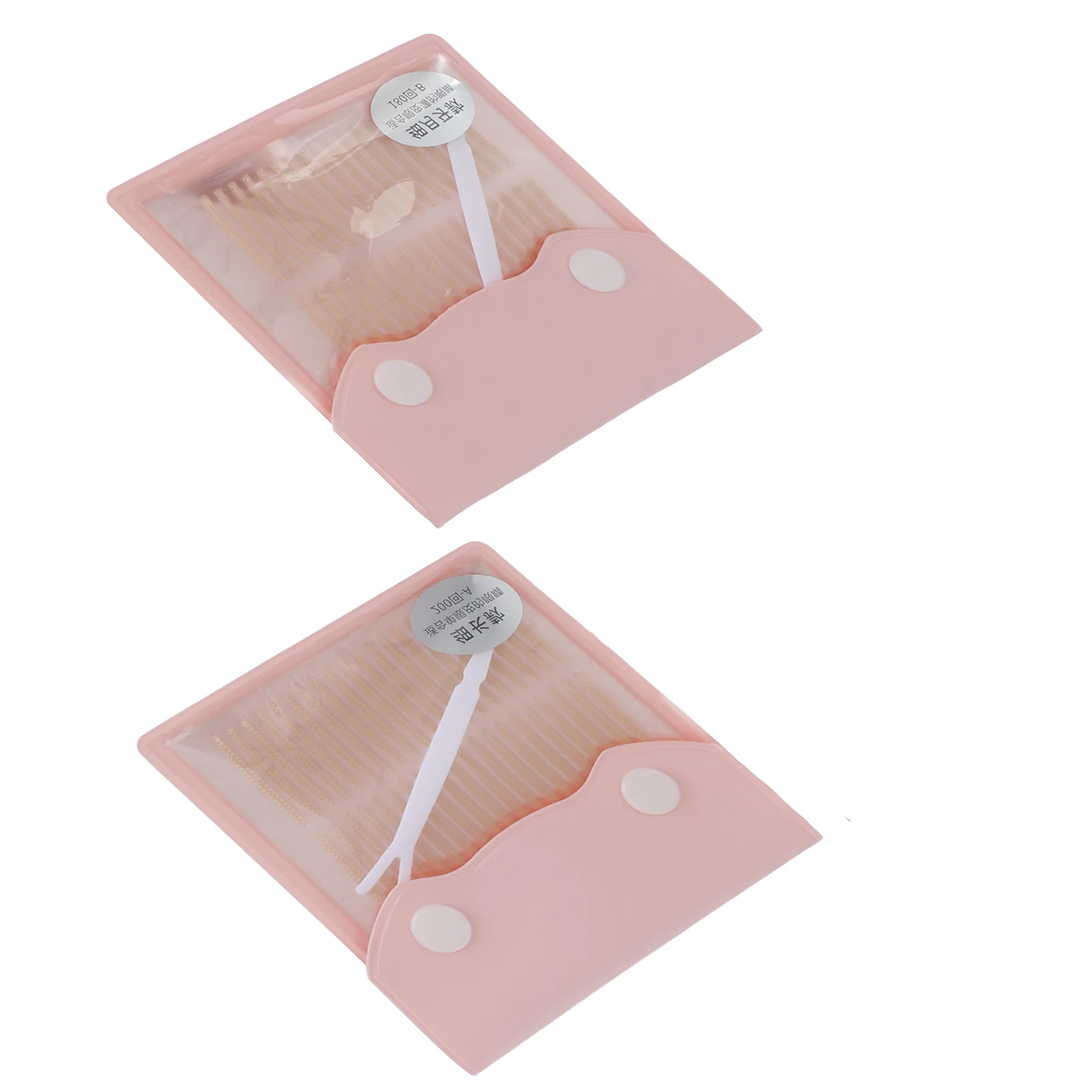 قطعتان من أشرطة مزدوجة غير مرئية خفيفة الوزن من رقع الجفن الطبيعية للنساء أداة مكياج العيون المقاومة للماء ملصق جفن مريح #4