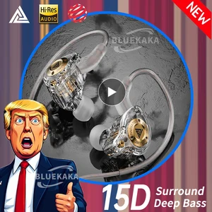 New QKZ 15D Dynamic Surround Sound Bass Earphones Earbud 3.5MM AUX In-Ear Monitor Headphones HIFI Noise Cancelling Sport Headset