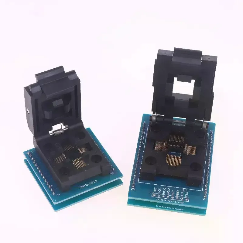 

TQFP32 To DIP28 Adapter Socket LQFP32 Test Seat Support ATMEGA Series Plus Programmer