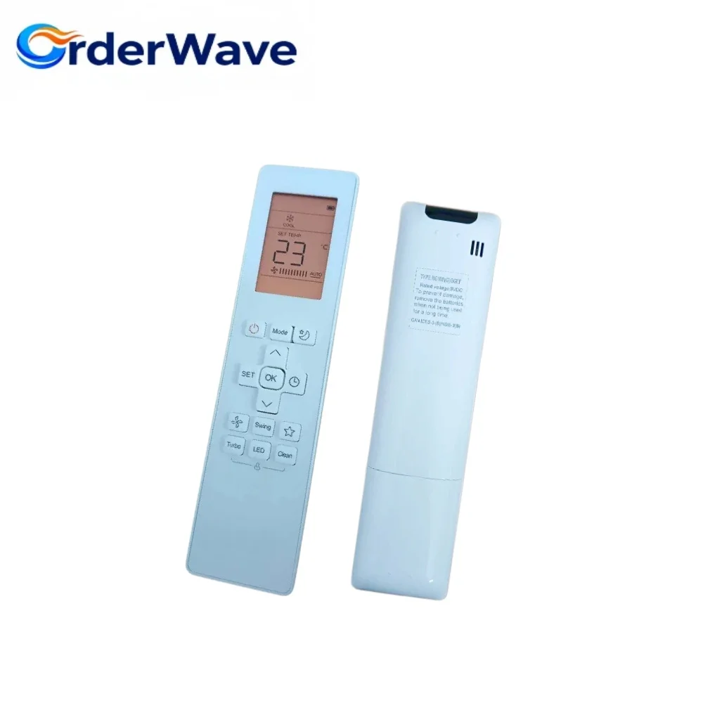 Control remoto de repuesto original RG10A compatible con el aire acondicionado Midea RG10A-BGEF RG10L1(2HS)/BGEF, con Celsius/Fahrenheit