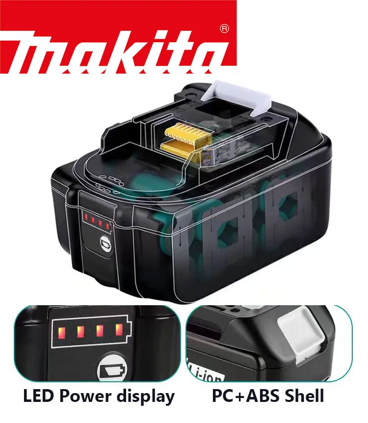 Makita 18V Battery Replacement Accessories BL1860 BL1850 BL1830 18V Li-ion Rechargeable batteries Pack For Power Tools