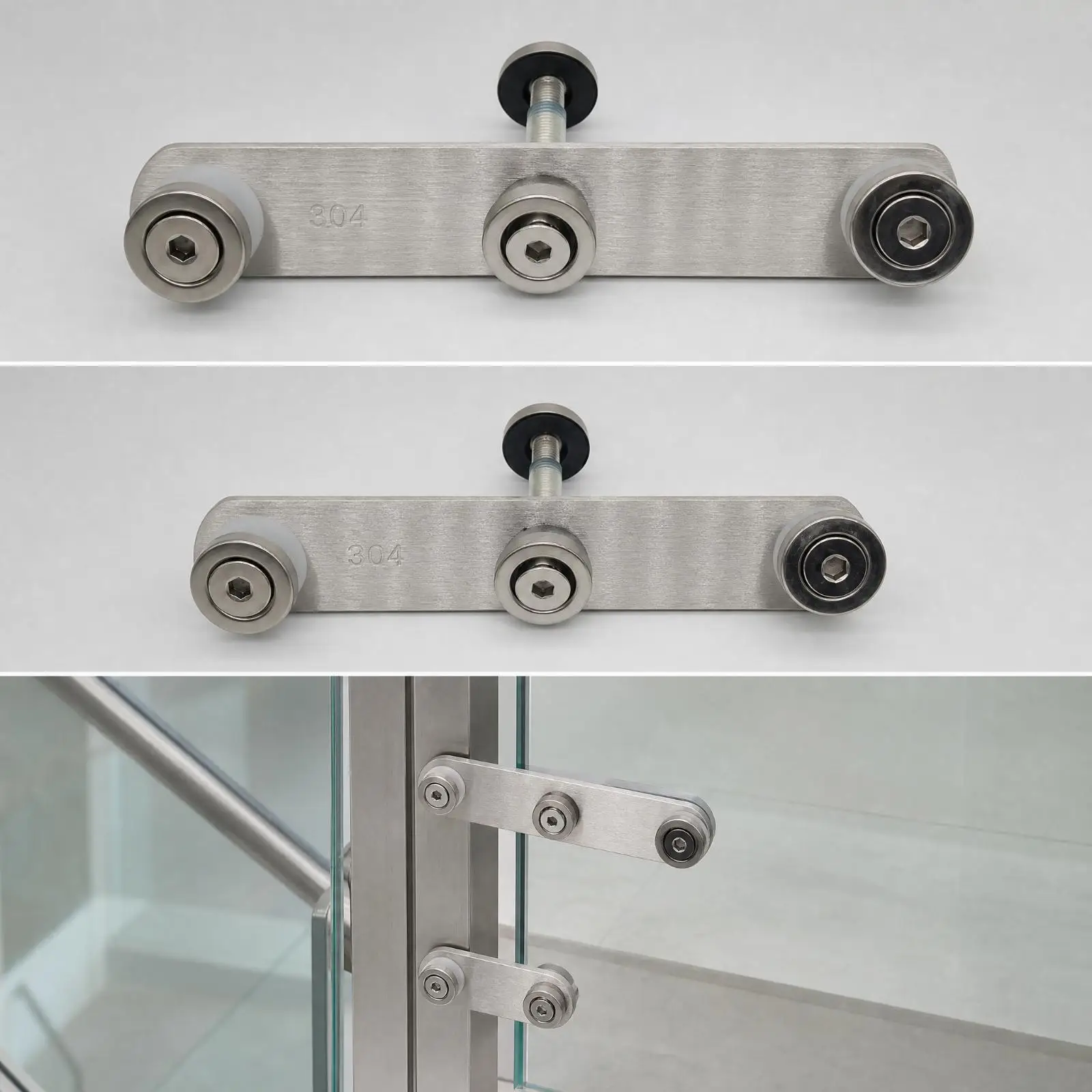 Railing Joint Connector for Deck Stair Handrail Post Bracket Outdoor Terrace Balcony Mounting Hardware
