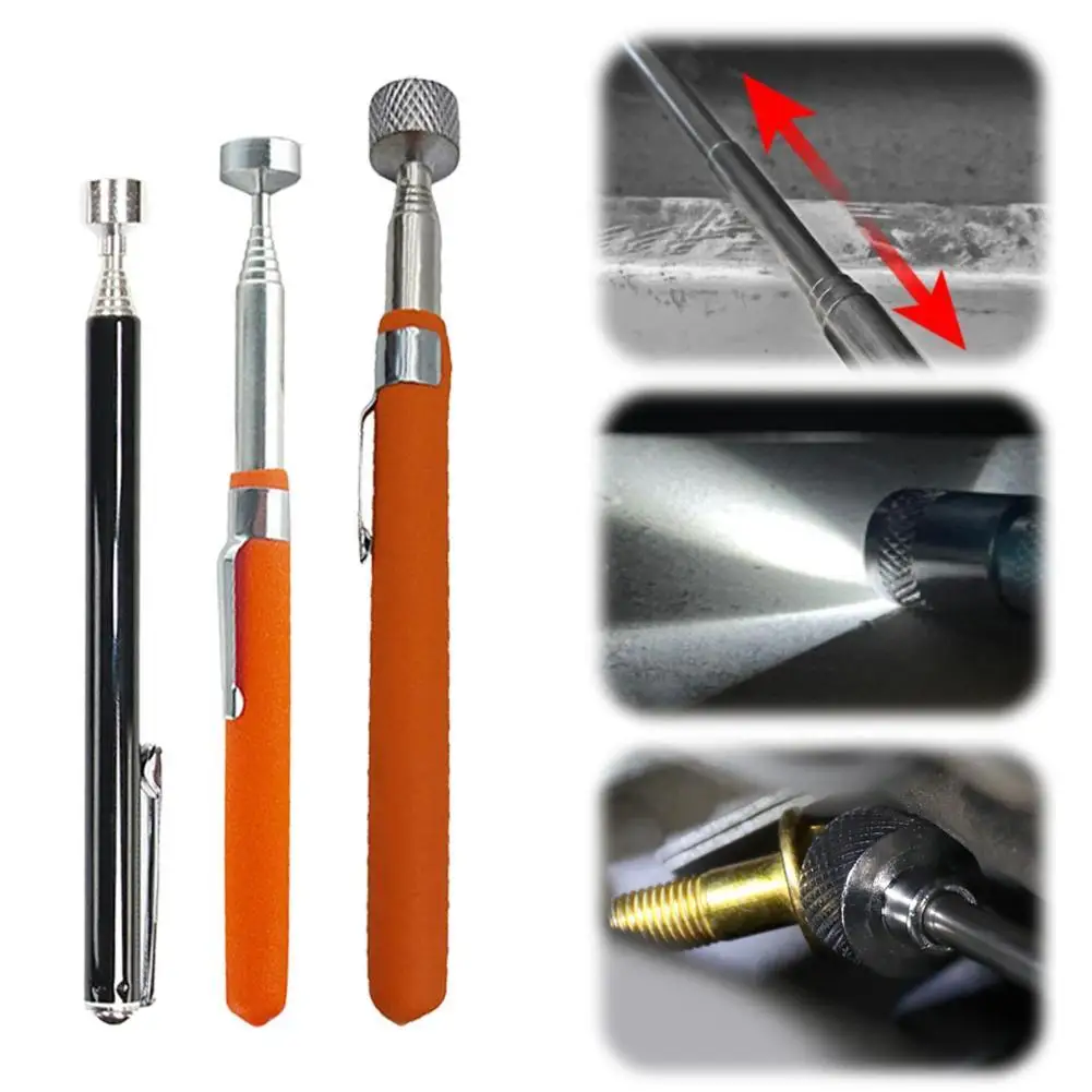 Magnetic Picker Retractable Magnetic Pickup Tool Mini Portable Telescopic Magnetic Magnet Pen Extendable Pickup Rod Stick view 2