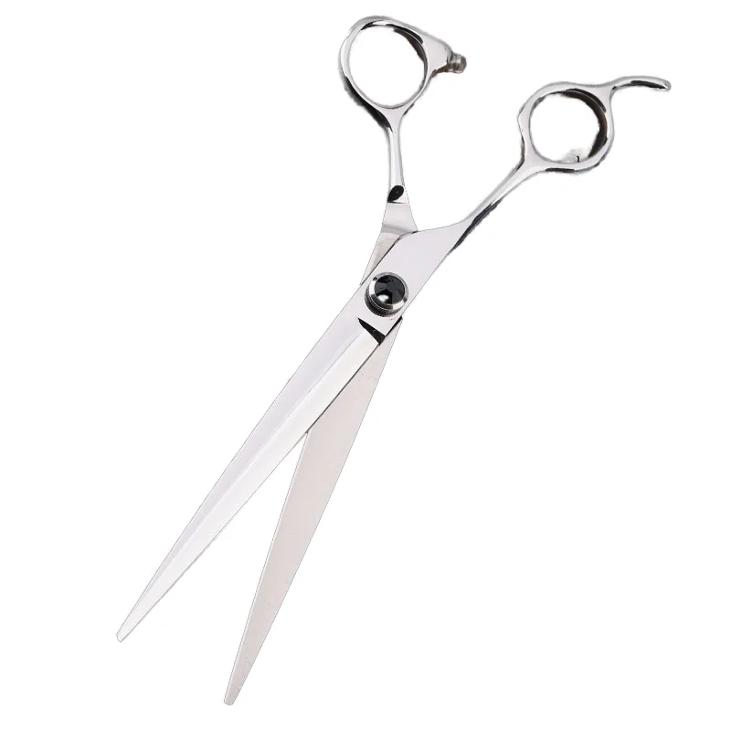 

Professional 8-Inch Stainless Steel Pet Grooming Scissors Set Includes 4 Curved Thinning Chunker Cutting For Cats & Dogs