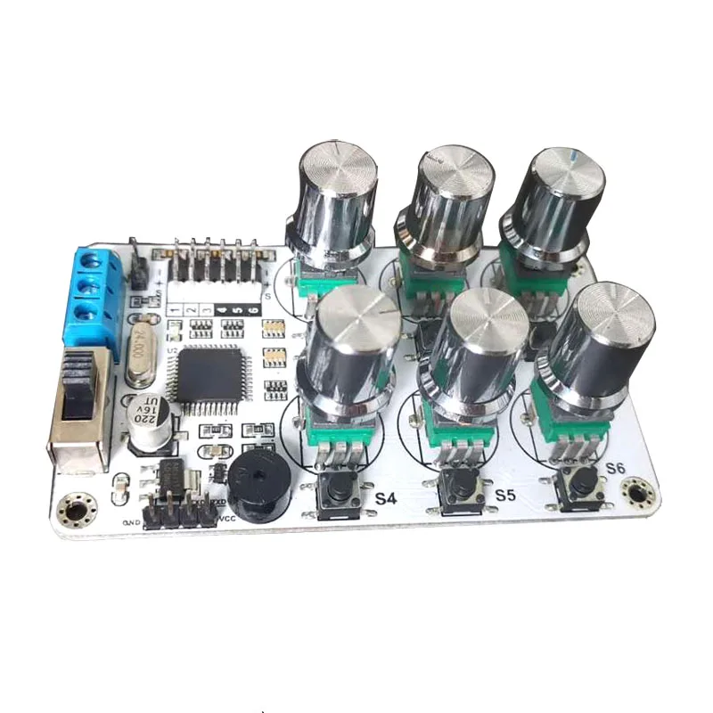 

6/8 CH Rotary Knob Servo Driver 6/8 Channel PWN Controller Overcurrent Protection Servo Tester For Arduino DIY Robot Arm Board