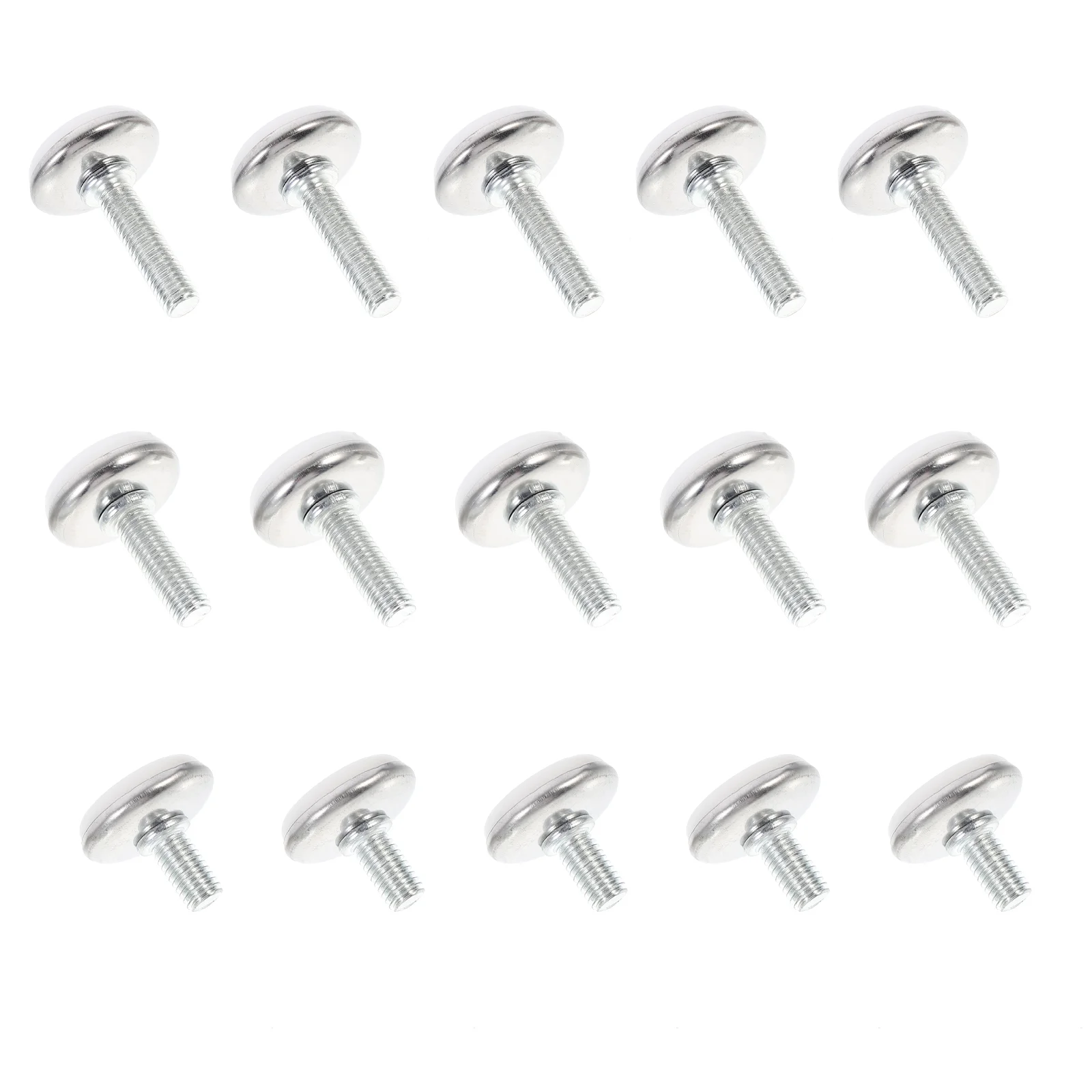 

30 Pcs Hardware Adjustable Feet Iron Furniture Leveler Straighteners Levelers Chairs Foot Pad