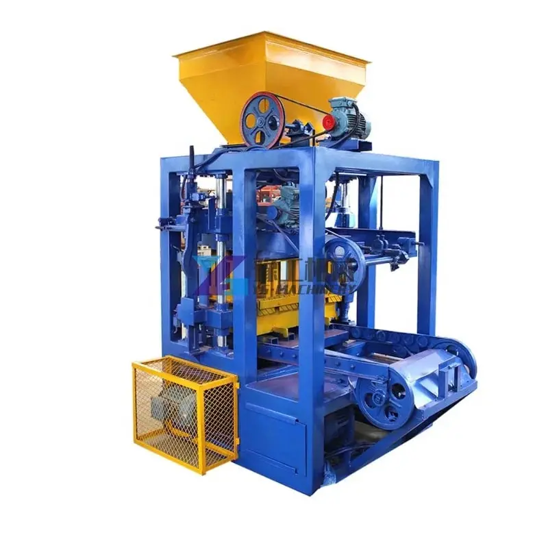 Yugong Hollow Cement Laying Block Concrete Brick Making Machine Price