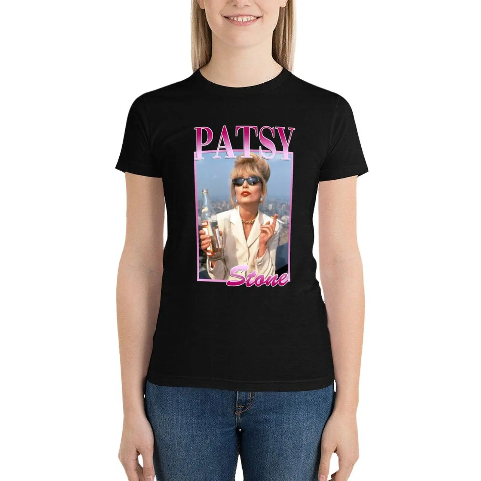 Patsy Stone Ab Fab T-Shirt oversized female anime clothes t shirts for Women