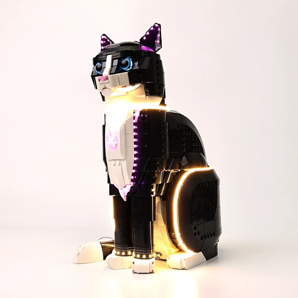 EASYLITE LED-Lichtset für Tuxedo Cat 21349, Bausteine, Spielzeug, Lampenset (Modell nicht im Lieferumfang enthalten)