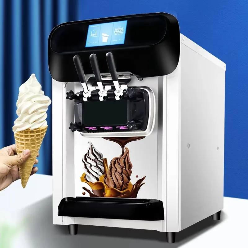 High quality all stainless steel body soft ice cream machine