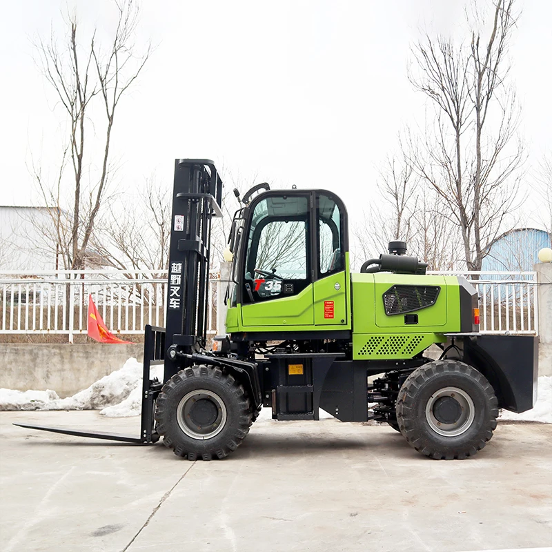 

3.5 Ton Heavy Duty Off-Road Forklift Customized | 4WD Diesel | Rugged Terrain, Lifting 3500kg