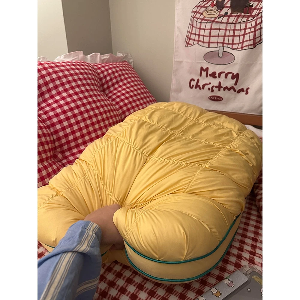 

Удобная подушка-валик для студентов в общежитии с поддержкой шеи, мягкий наполнитель из полиэфирного волокна