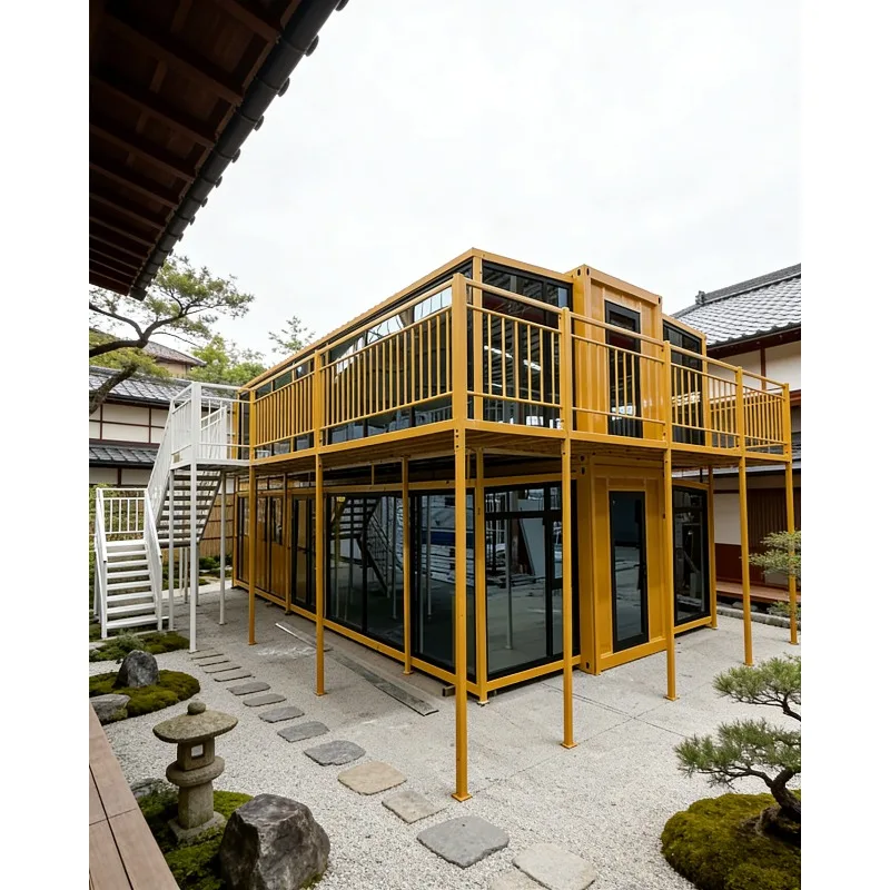 Prefab Expandable Container House 40ft 2-4 Bedroom Villa Foldable Luxury Mobile Home Quick Build Waterproof Steel for Hotel Livi