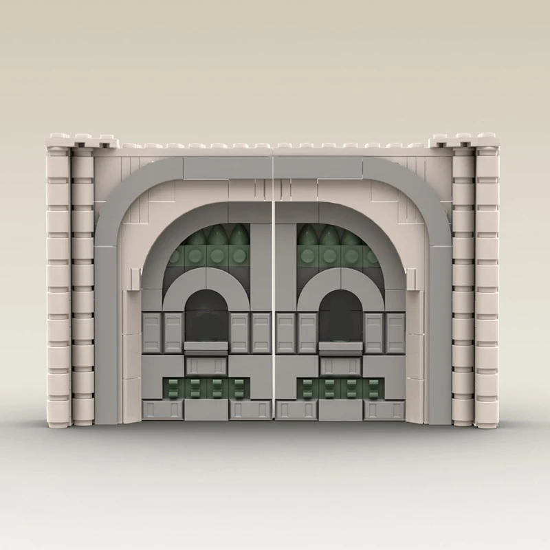 Star Movie Series Moc Bouwstenen De Witte Stad Muren Model Technologie Bricks DIY Kasteel Street View Speelgoed Voor Kinderen
