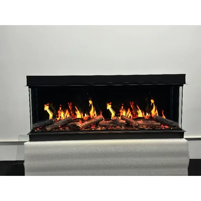 【الأكثر مبيعًا】 مدفأة كهربائية بشاشة LCD مقاس 50 بوصة، سخان مدفأة ثلاثي الأبعاد، مدفأة عرض ثلاثية الأبعاد