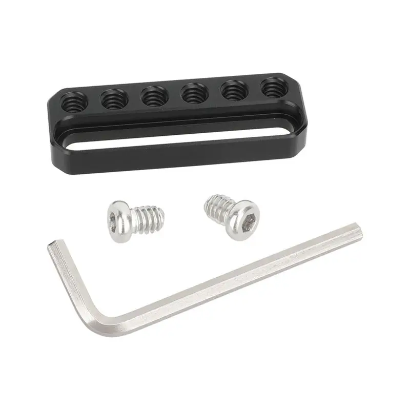 

ABBY-Mini Cheese Plate 1/4" Threaded Hole Switching Plate With 1/4-Inch Threaded Holes
