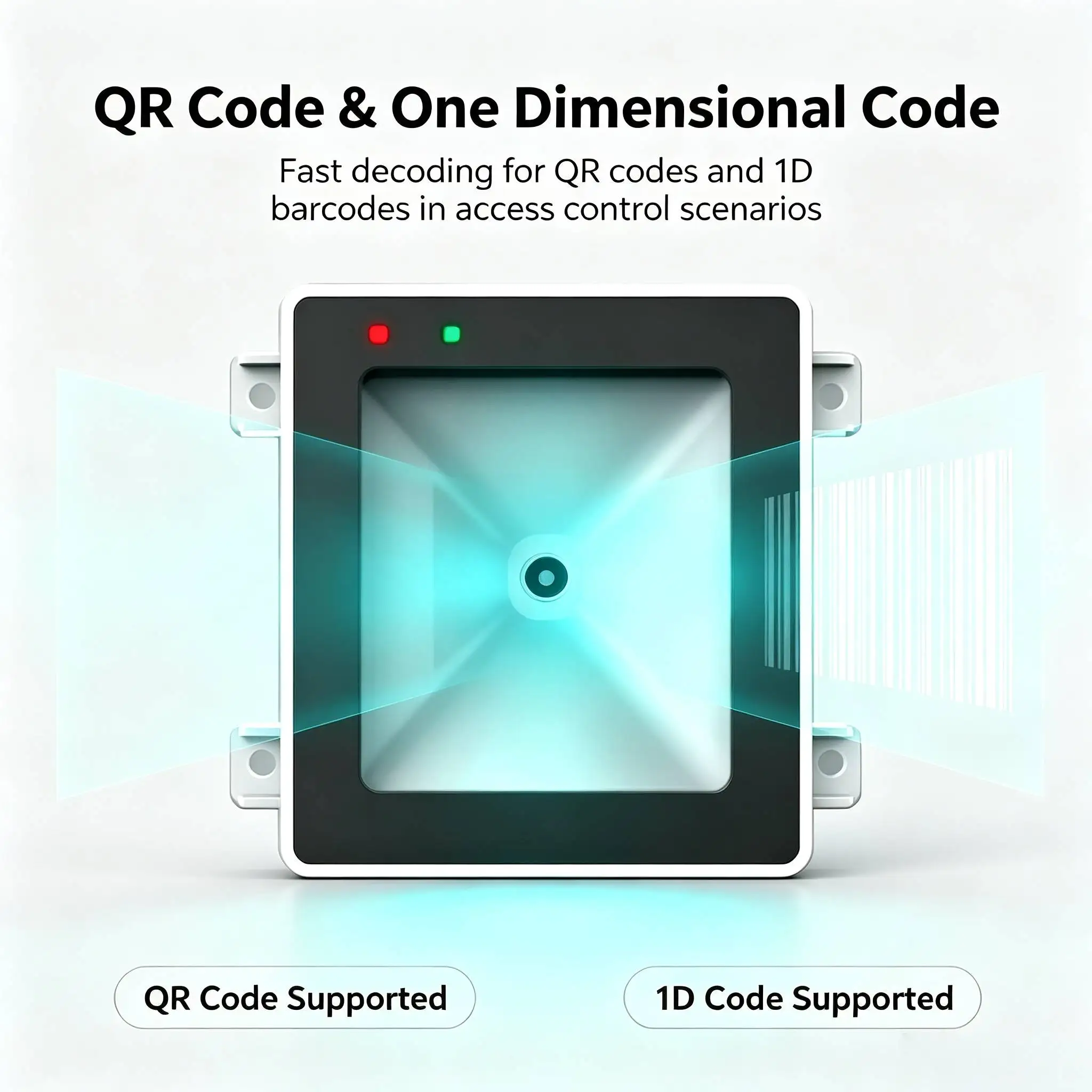 Embedded Barcode QR Code Scanner 13.56MHz IC Card RFID Reader for Turnstile Access Control Device