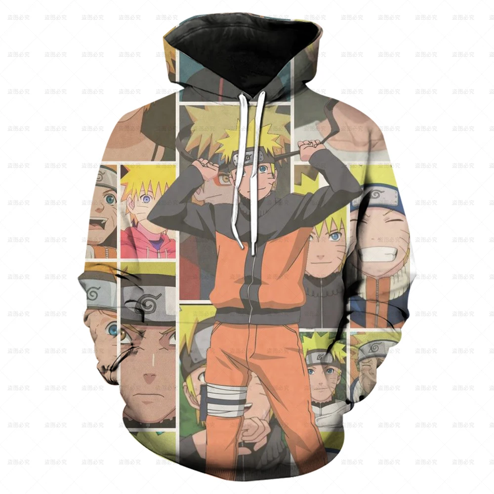 Naruto Shippuden Boy Girl Hoodie Uchiha Itachi Men's Hoodie 3D Print Fashion Pullover Oversized Men's Hoodie Anime Men'Clothing