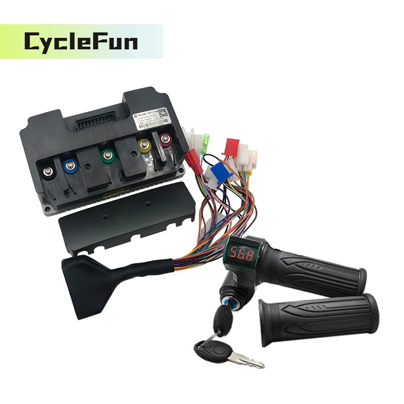 

NANJING FarDriver ND72260 48V-72V DC 80A 1KW-2KW with Bluetooth and Twist Throttle with key Scooter Motor Accessories