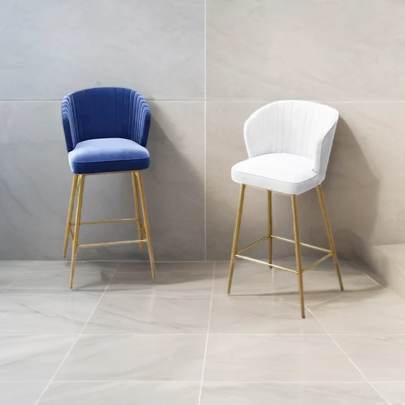 

Высокий стул для кухни, бара, сада, дизайнерские стулья, Роскошная легкая мебель для улицы, стул для завтрака, современный стул