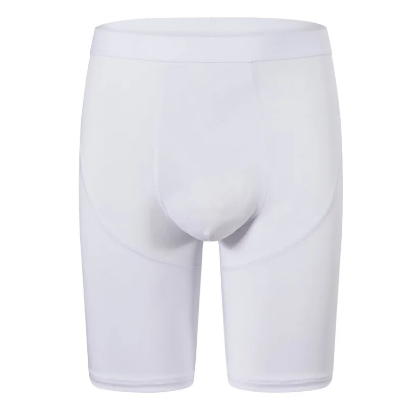 

Foreign trade men's underwear lengthened high waist boxers casual sports breathable 2020-2