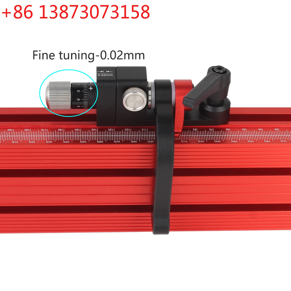 Woodworking Fine tuning Limiter 0.02mm Saw Table Guide Rail Locator Aluminum Profile Router Fence Limiter Fixed Clip