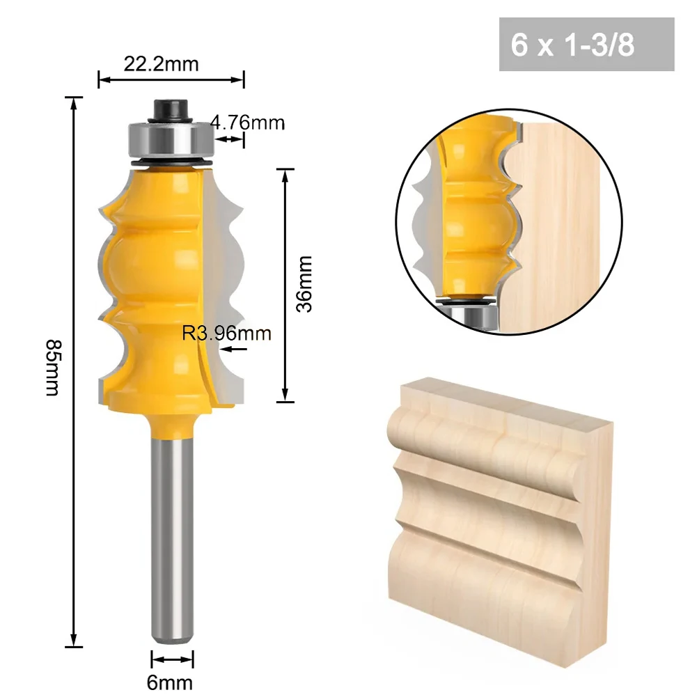 

For DIY Woodwork Carbide Profile Cutter Carbide Forming Cutter Handmade Drawers High Quality Materials High Reliability