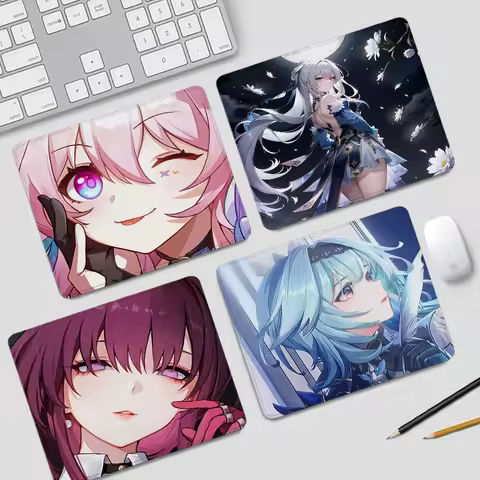 Honkai Star Rail Cute Mouse Pad Small Gaming Desk Accessories Office Rug Mousepad Gamer Offices Mat Mats Anime Gadgets Computer