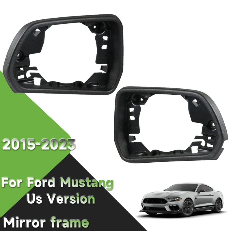 

Rear View Mirror Frame for Ford Mustang 2015 2016 2017 2018 2019 2020-2023 Black Texture Rear View Mirror Frame Car Accessories