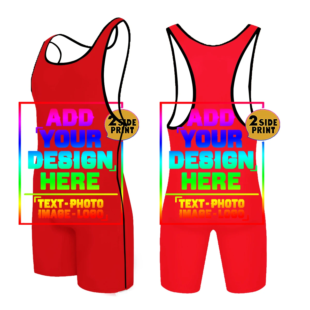 Customized singles wrestling sets for teenagers and adults, boxing triathlon jumpsuit, Ironman swimsuit, gym sportswear, running