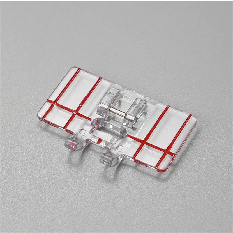 Accessories Feet For Household Machines Clear Plastic Sewing Parallel Stitch Presser Foot Singer Domestic Brother Transparent